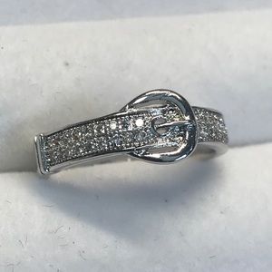 Size 6.5, “Diamond" Belt Ring